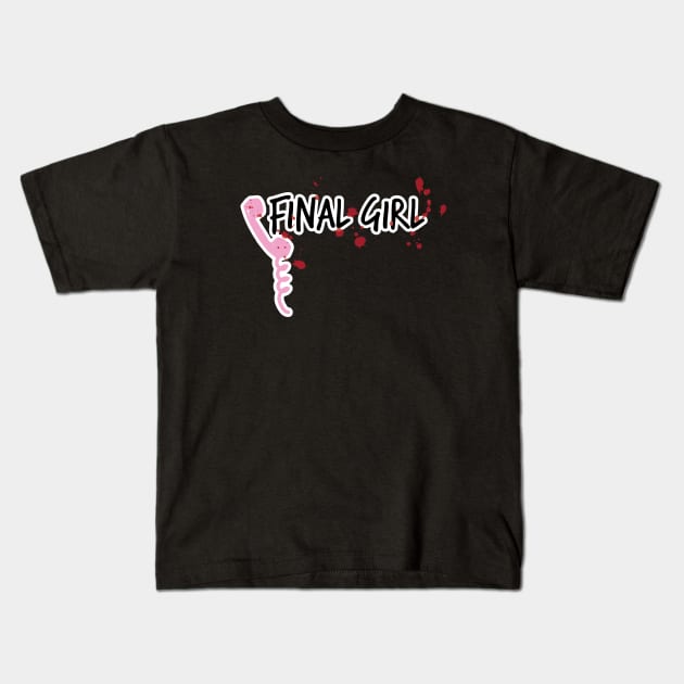 Final Girl Kids T-Shirt by Pixel Paragon